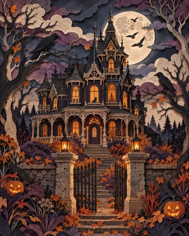 Halloween Paper Theatre Generator