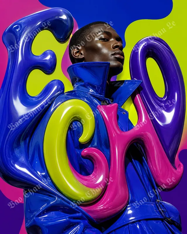 Psychedelic Liquid Type Fashion Posters