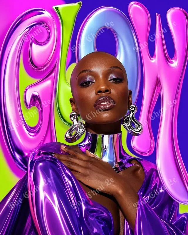 Psychedelic Liquid Type Fashion Posters