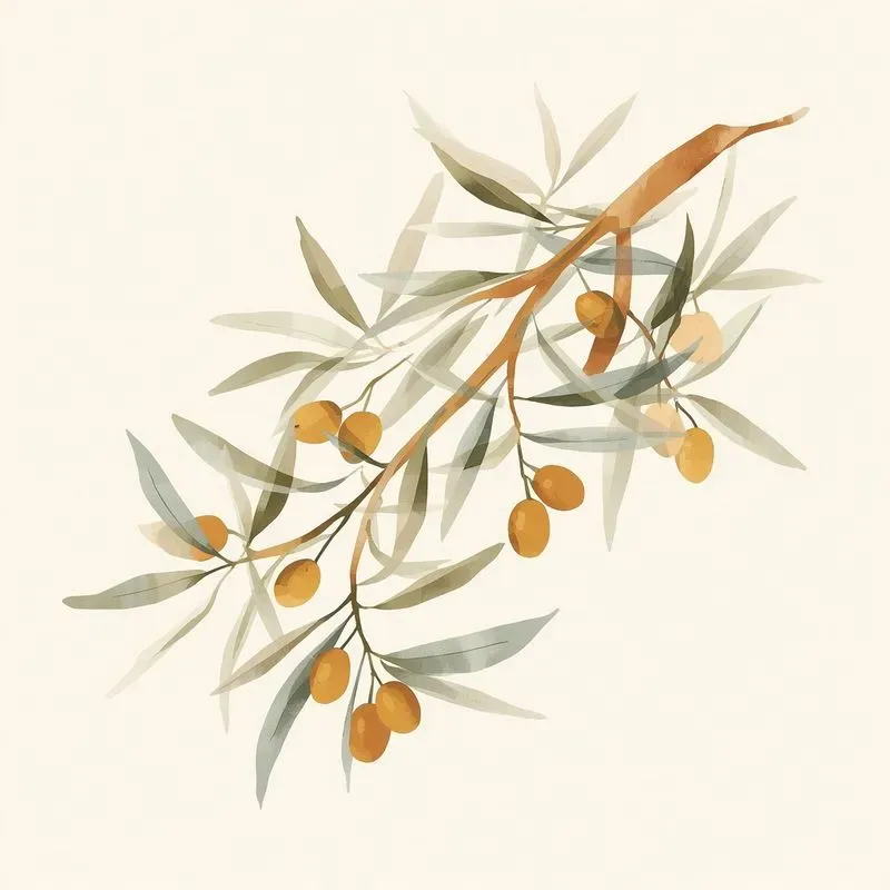 Organic Earthtone Floral Illustrations