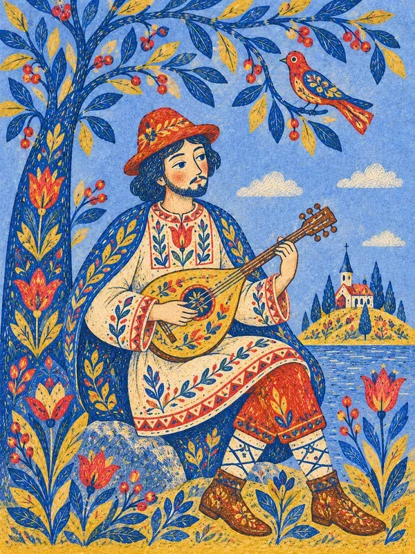 Scandinavian Folk Art Illustrations