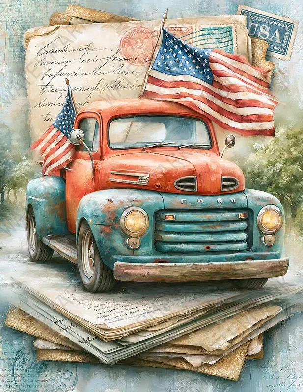 Dual Cute Independence Day Pages