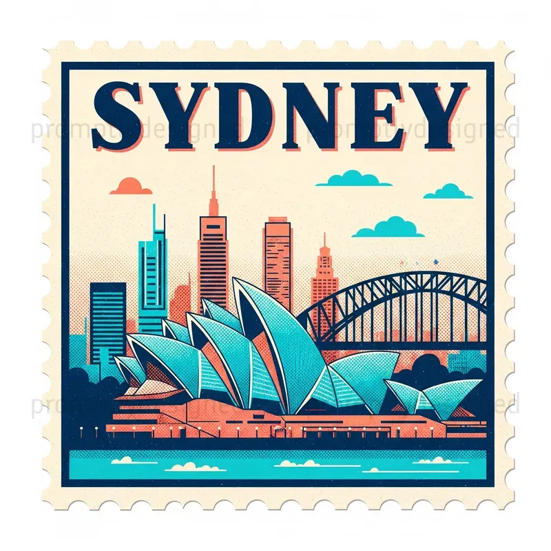 Vintage Travel Stamp Designs
