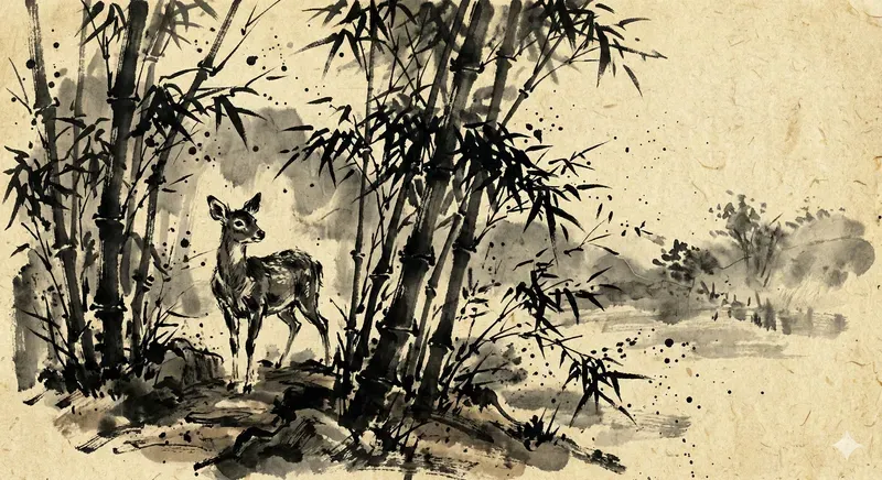Authentic Korean Ink Wash Art