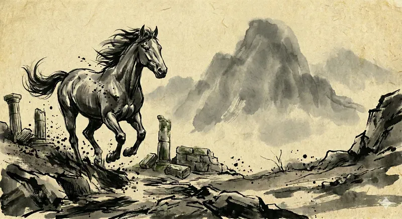 Authentic Korean Ink Wash Art