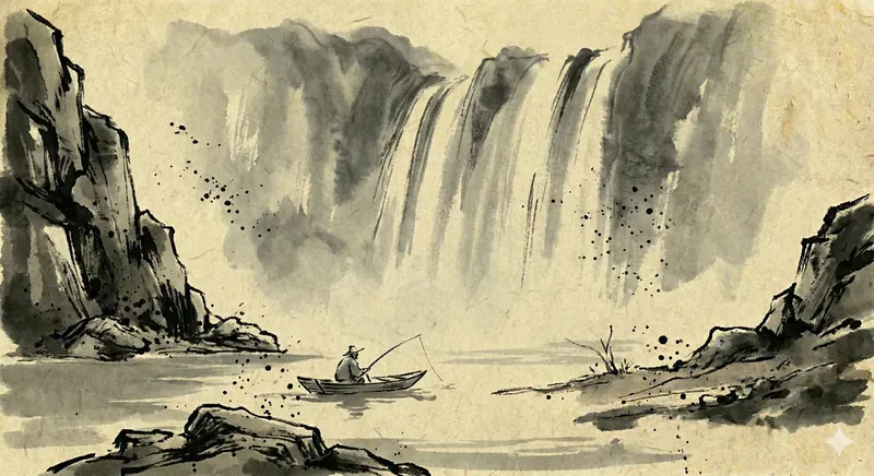 Authentic Korean Ink Wash Art