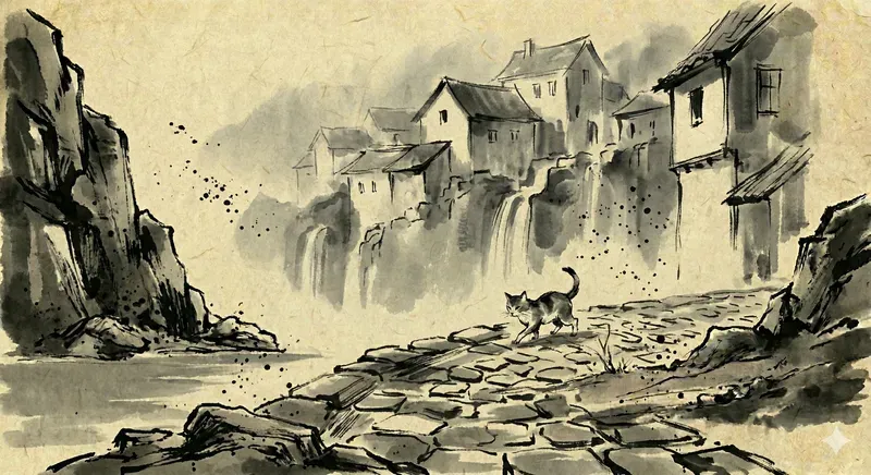 Authentic Korean Ink Wash Art