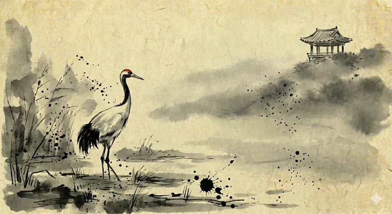 Authentic Korean Ink Wash Art