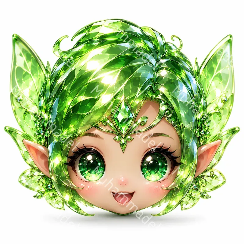Cute Chibi Character Head Sticker Makers