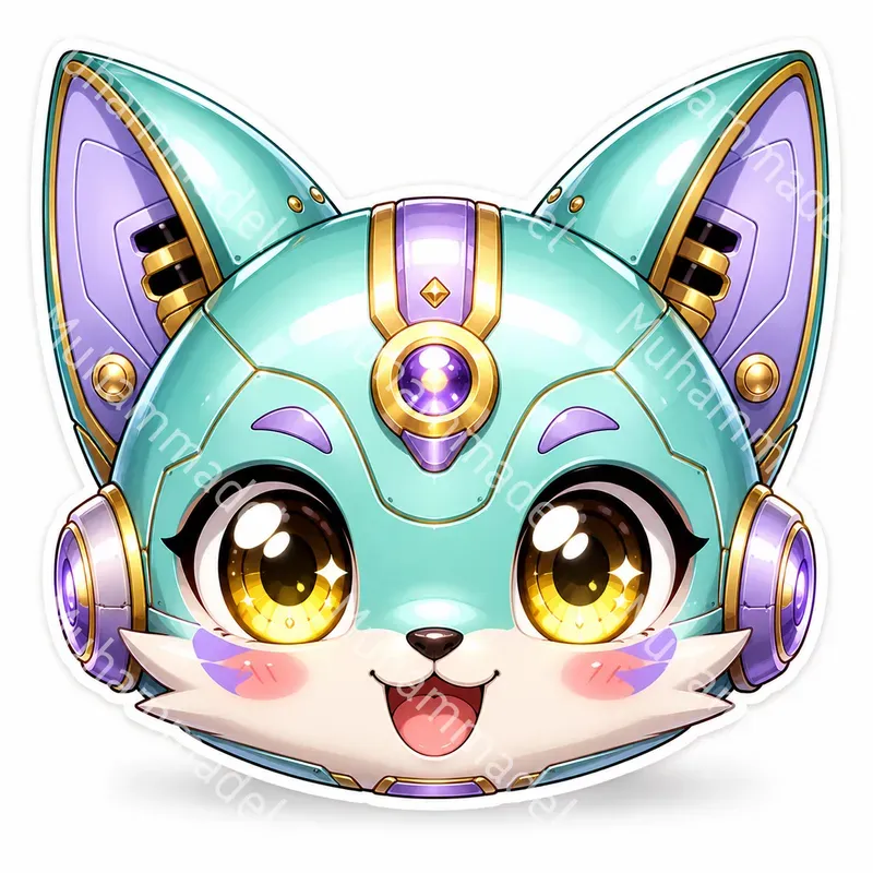 Cute Chibi Character Head Sticker Makers