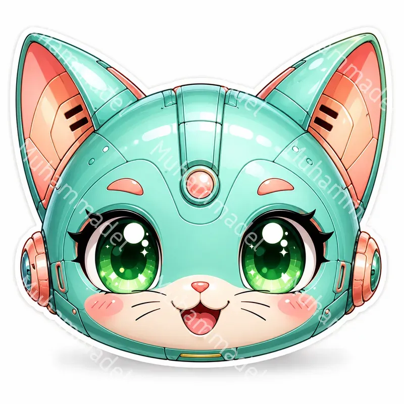 Cute Chibi Character Head Sticker Makers
