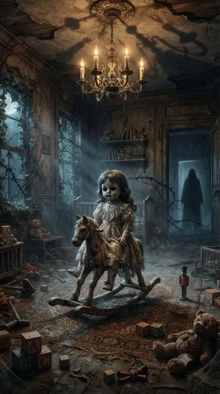 Haunted Vintage Halloween Illustrations