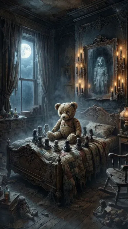 Haunted Vintage Halloween Illustrations