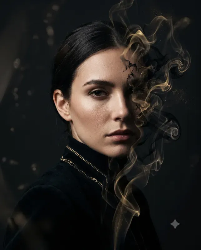 Colored Smoke Identity Portraits