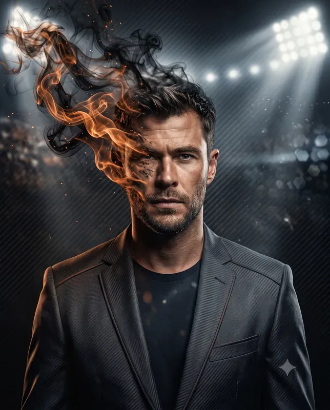 Colored Smoke Identity Portraits