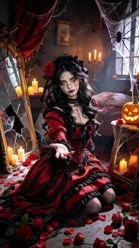 Gothic Cracked Doll Girls