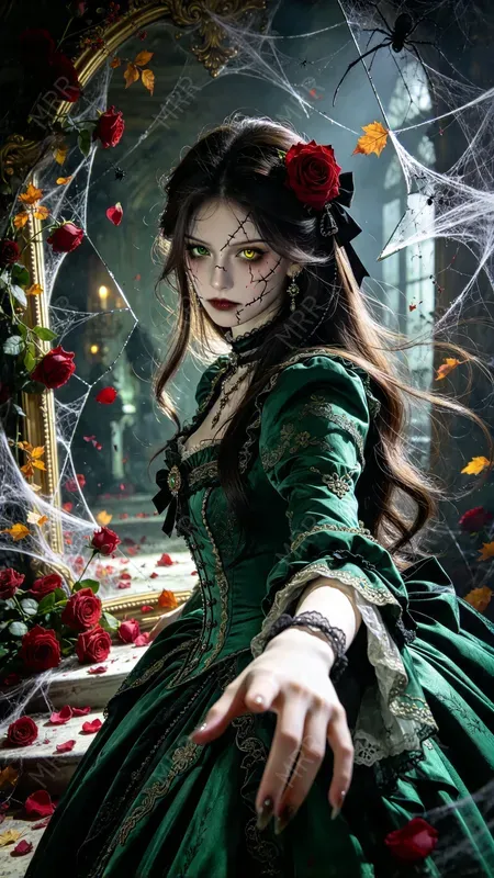 Gothic Cracked Doll Girls