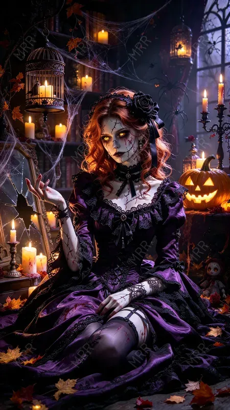 Gothic Cracked Doll Girls