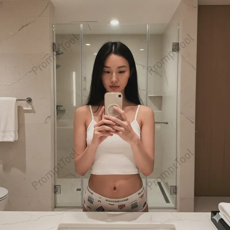 Realistic Aesthetic Mirror Selfies