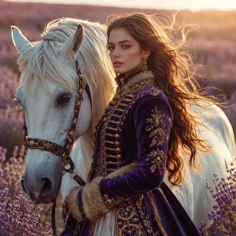 Ornate Rider Portraits