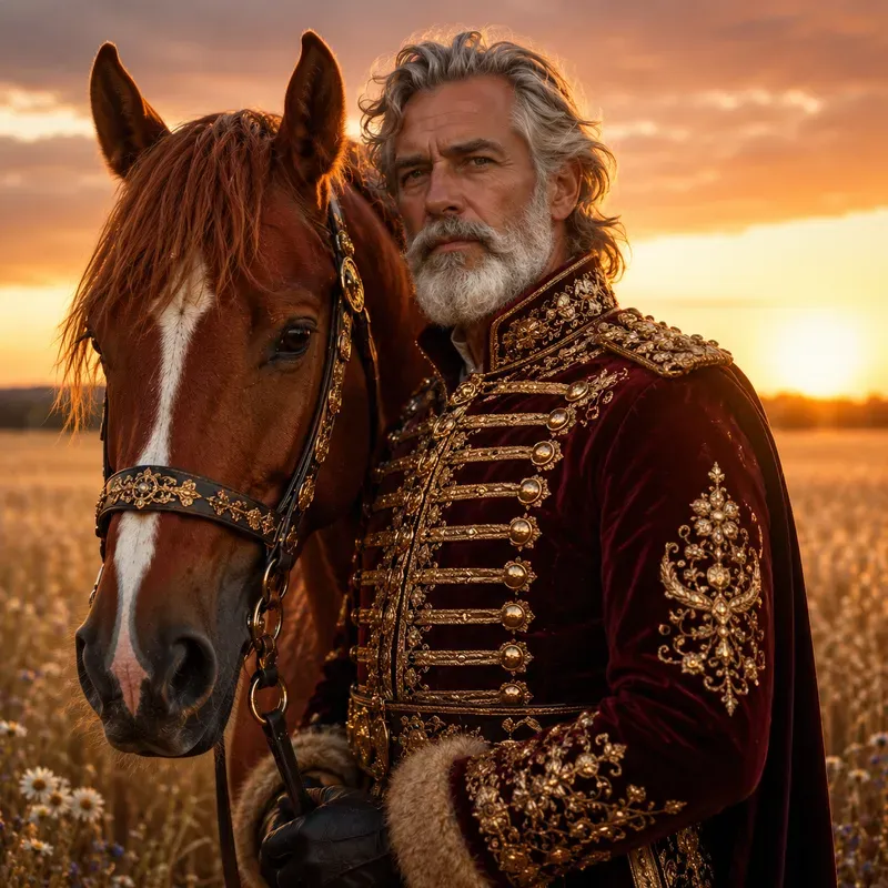 Ornate Rider Portraits