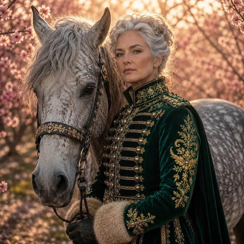 Ornate Rider Portraits