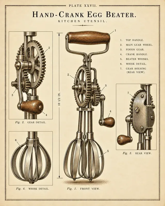 Antique Object Specimen Plates