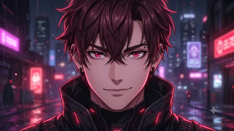 Stylish Anime Boy Portraits