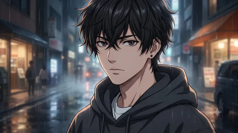 Stylish Anime Boy Portraits