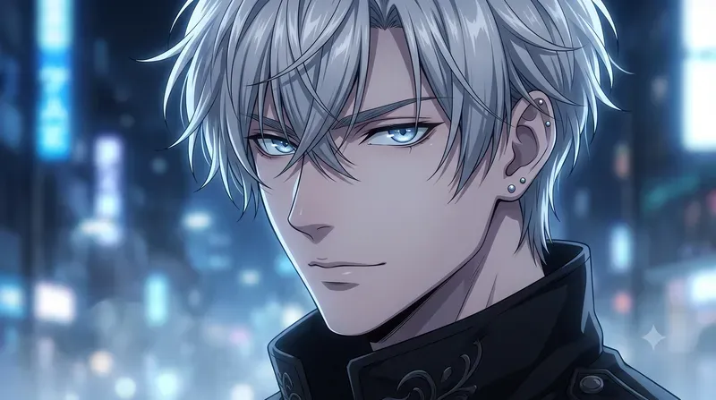 Stylish Anime Boy Portraits