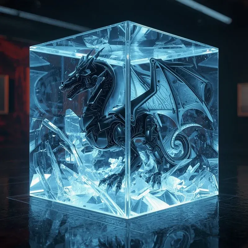 3D Cyberpunk Encased Assets