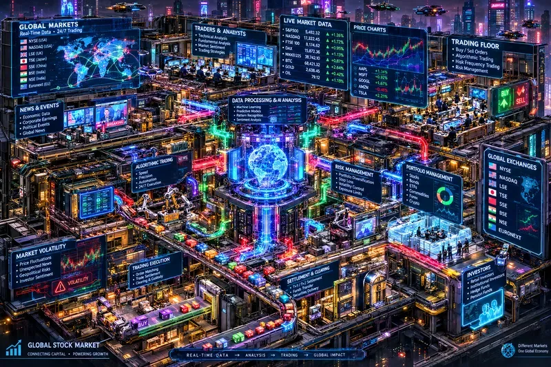 Cyberpunk Isometric Knowledge Factories