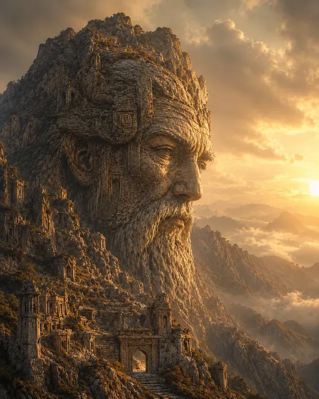 Surreal Hill Face Artwork Creators