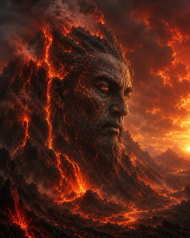 Surreal Hill Face Artwork Creators