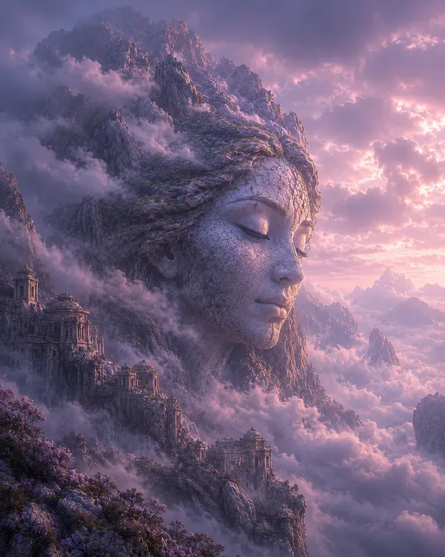Surreal Hill Face Artwork Creators