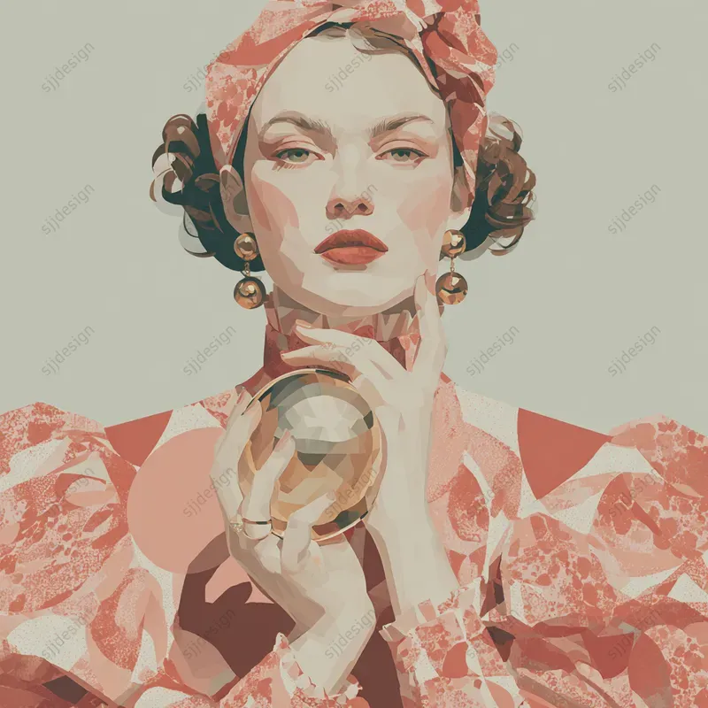 Romantic Folk Character Art