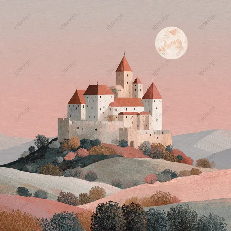 Romantic Folk Character Art
