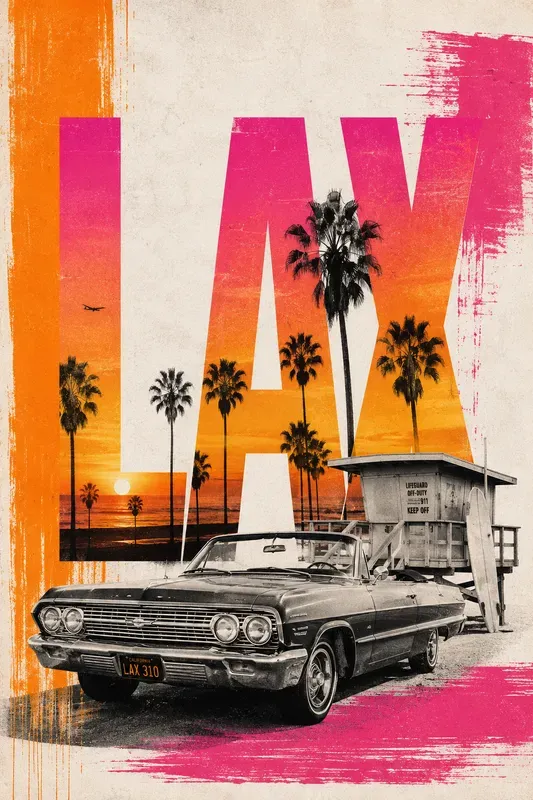 Urban Typography Collage Posters
