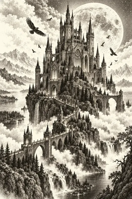 Intricate Illustrations Artistic Wonders