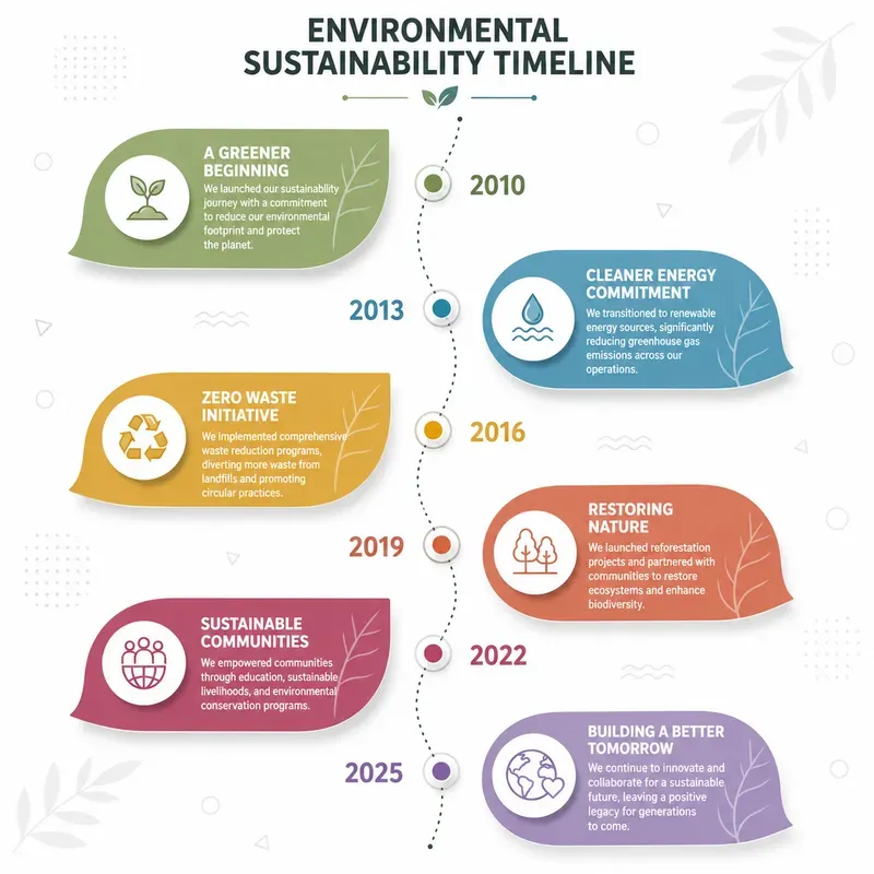 Curved Timeline Infographics