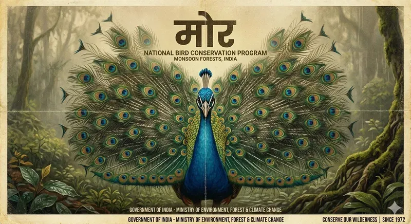 Vintage Indian Wildlife Posters