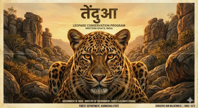 Vintage Indian Wildlife Posters