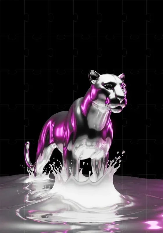 Liquid Chrome Emergences
