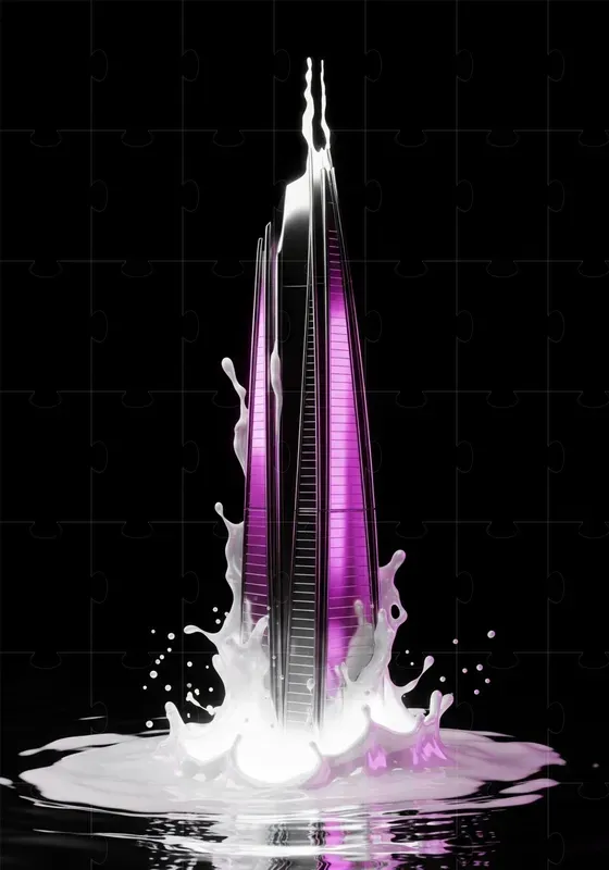 Liquid Chrome Emergences