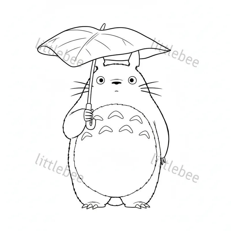 Simple Anime Character Line Sketches