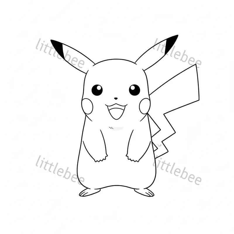 Simple Anime Character Line Sketches