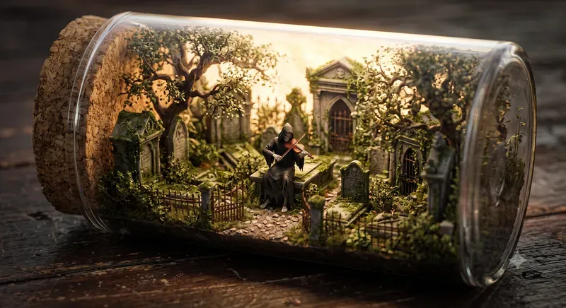 Isometric Miniature Glass Dioramas