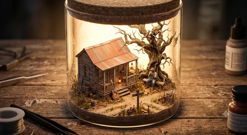 Isometric Miniature Glass Dioramas