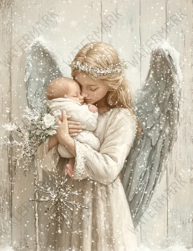 Dual Winter Christening Faith Silver Kits