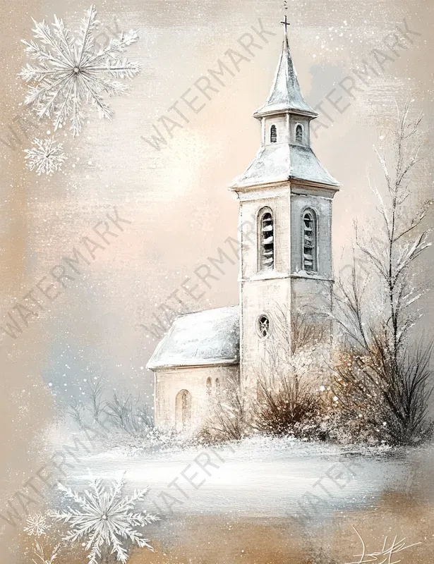 Dual Winter Christening Faith Silver Kits